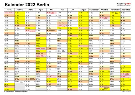 ferien deutschland 2022 kalender